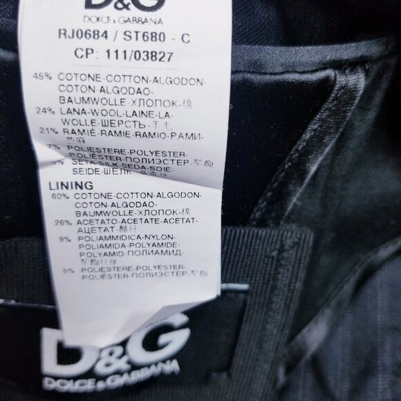 Dolce & Gabbana Sport Coat Blazer 2-Button Closure - Picture 9 of 12